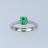 Fine Platinum Emerald