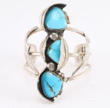 Large Navajo Turquoise Cuff.