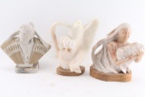 Lot of 3 Stone Statues.