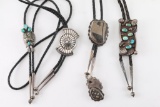 Lot of 4 Bolo Ties.