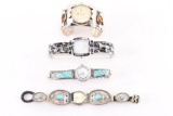 Lot of 4 Watchband Cuffs.