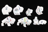 Lot of 8 Stone Effigies