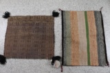 Collection of Two Navajo Saddle Blankets.