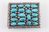Navajo Turquoise Cluster Buckle