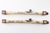 Collection of 2 Chinese Opium Pipes.