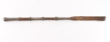 Vintage Sterling & Leather Riding Crop