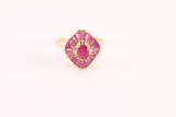 Stunning Ladies Ruby Ring Set