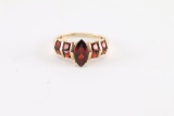 Classic Ladies Garnet Ring.