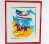 Original Acrylic on Paper.