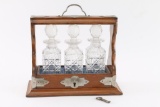 Liquor Caddy w/ 3 Decanters