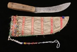 Sioux Knife & Sheath