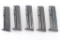 Lot of Five Beretta Model 81 Magazines