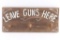 Barnwood Sign.