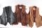 Collection of 4 Western Vests.