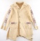 Leather Beaded Coat.