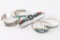 Lot of 4 Sterling Silver Bracelets.