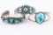 Lot of 3 Turquoise Cuffs.