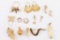 Lot of 12 Gold Charms and More.
