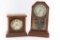 Collection of Two Antique Mantel Clocks.