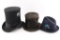 Lot of 3 Vintage Mens Hats.