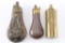 3 American Pistol Flasks