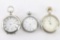Lot of three Elgin Pocket Watches.