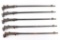 Lot of Five Lee Enfield Barreled Receivers