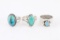 Lot of 3 Rings