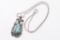 Large Navajo turquoise Pendant