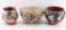 Lot of 3 Indian Pots.