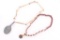 Lot of 2 Bead Necklaces and A Coin