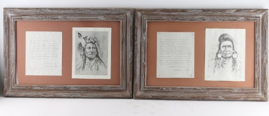 Lot of 2 Framed Prints