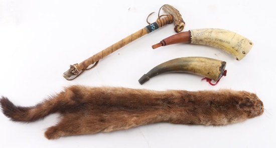 Powder Horn & Pipe