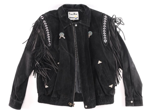 Pioneer Wear Black Suede Coat.