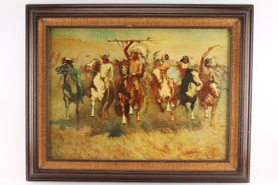 Print by Famous Western Artist.