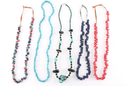 Lot of Necklaces, Some Corn, Some Turquoise.