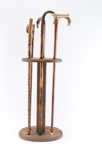 Cane Collection w/ Holder
