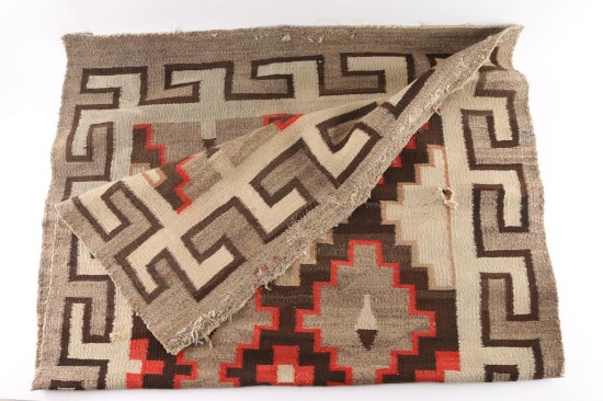 Large Navajo Rug.