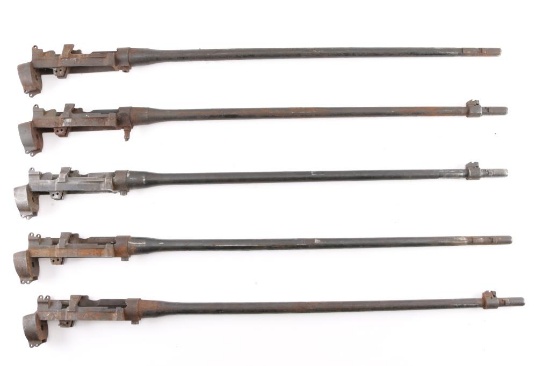 Lot of Five Lee Enfield Barreled Receivers