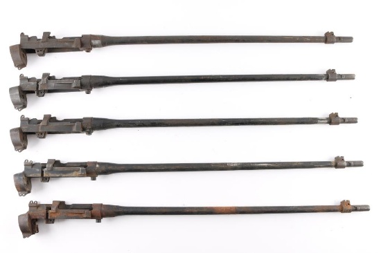 Lot of Five Lee Enfield Barreled Receivers