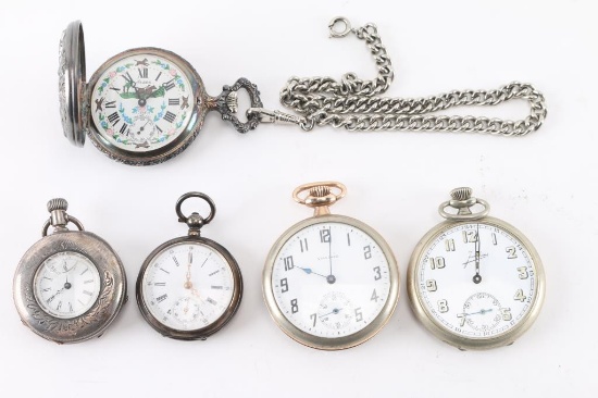 Lot of 5 Pocket Watches