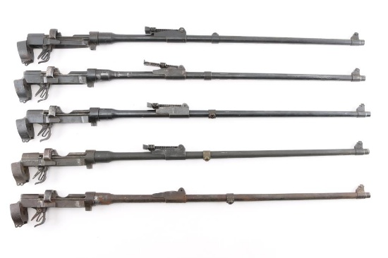 Lot of Five Lee Enfield Barreled Receivers