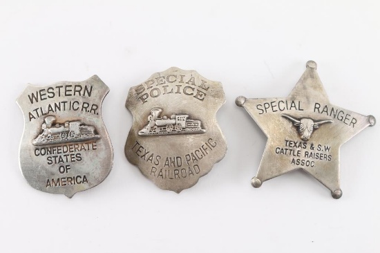 Lot of 3 Badges