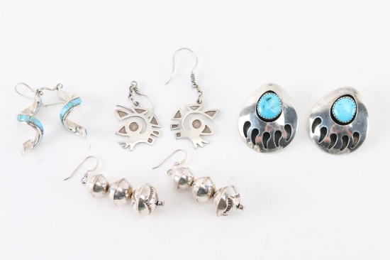 Lot of 4 Earrings