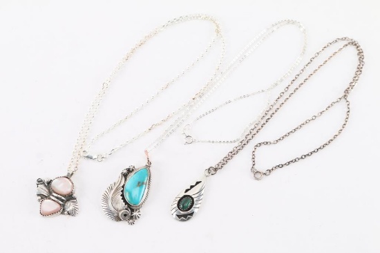 Lot of 3 Navajo Necklaces
