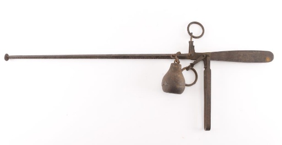 Antique Butchers Steelyard Weighing Scale.