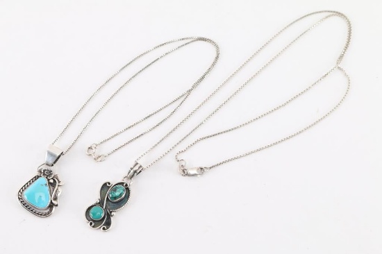 Lot of 2 Navajo Necklaces