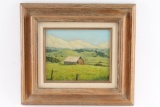 Original Oil on Board by M. Derry.