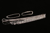 Sparkling Sterling Silver Lot.