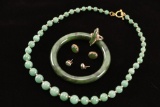 Jade Jewelry Lot.